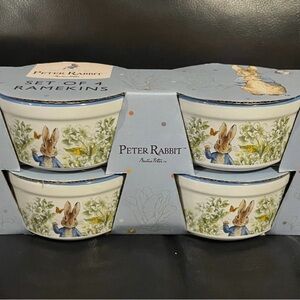 Easter Peter Rabbit Field of Dreams Ramekins, Set of 4